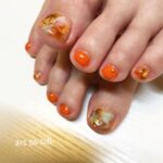 orange nuance foot